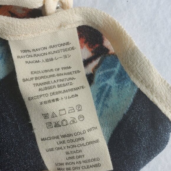 Free People Break Free Black Floral Spaghetti Strap Top Size XS - Picture 7 of 7